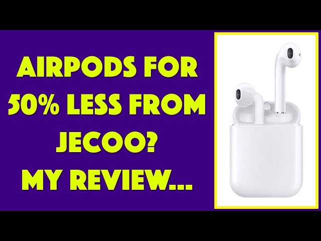 Video thumbnail for The Impressive Jecoo T7 Wireless Earbuds - Reviewed!