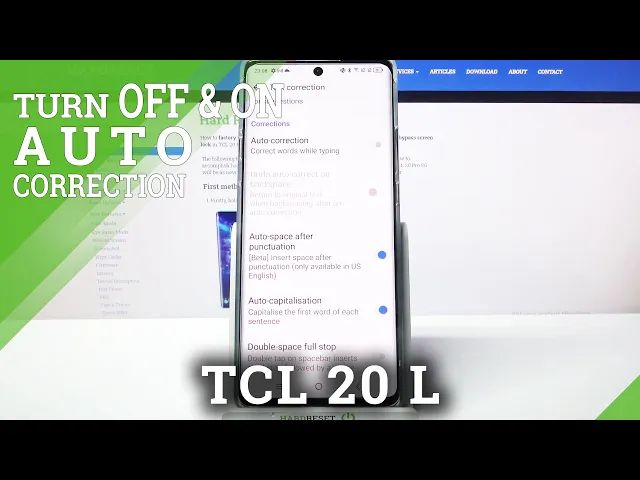 Video thumbnail for How to Turn On/Off Automatic Text Correction in TCL 20 L - Manage Predictive Text