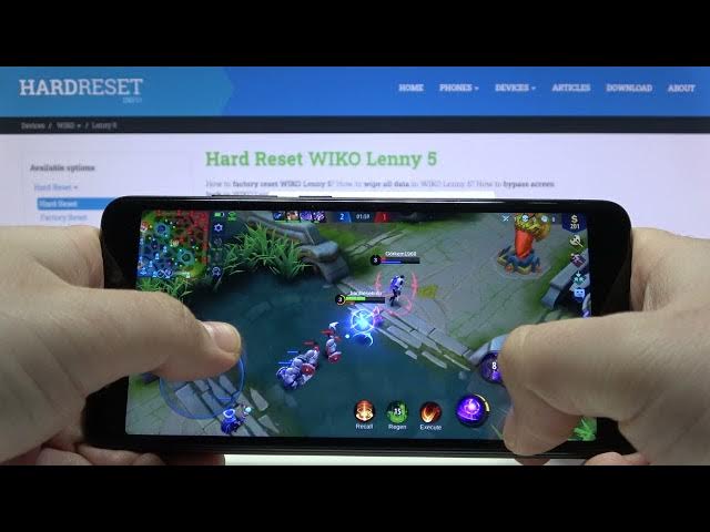 Video thumbnail for Mobile Legends Gameplay on Wiko Lenny 5 – High Graphics Test