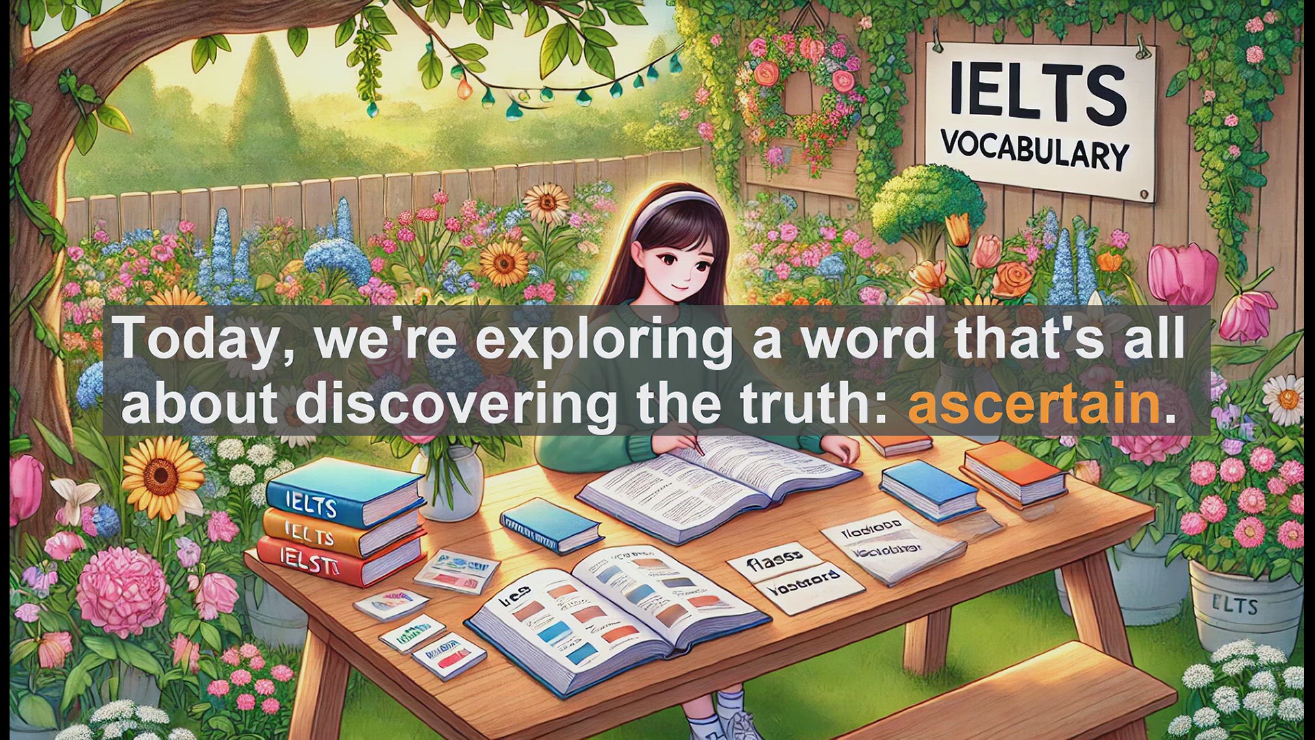 'Video thumbnail for 2500 Must Know IELTS 6.5 Vocabulary - Ascertain: Discovering Truth with Certainty'