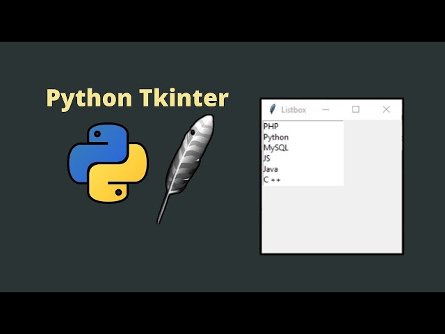 Video thumbnail for How to create a ListBox in Python Tkinter  ( Python Tkinter Ep.10 )