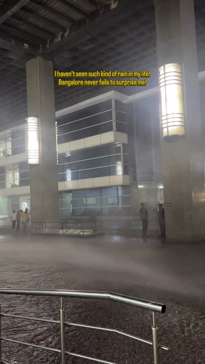 Video thumbnail for Fierce Monsoon Storm Slams a Bangalore Tech Campus