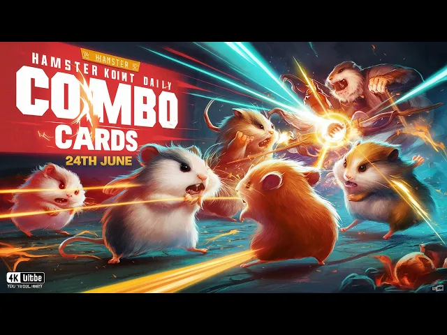 Video thumbnail for 24th June Hamster Kombat Daily Combo Cards