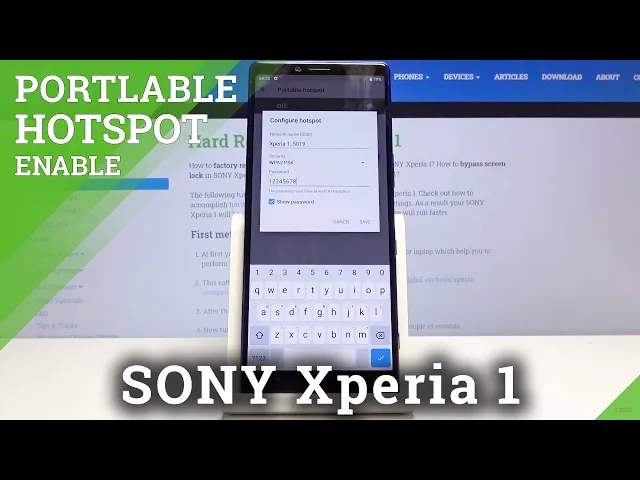 Video thumbnail for How to Activate Portable Hotspot in SONY Xperia 1 – Network Access Point