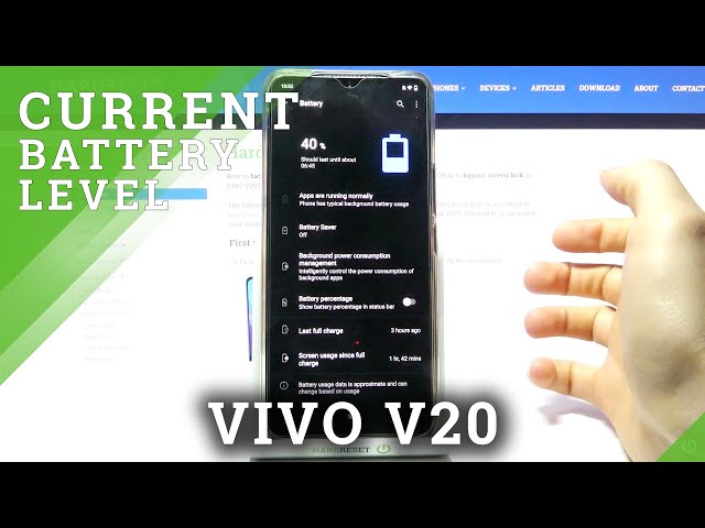 Video thumbnail for How to Display Battery % on VIVO V20