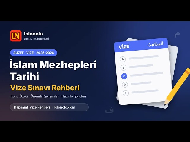 Video thumbnail for Auzef İslam Sanatları Tarihi 2025-2026 Vize Soruları