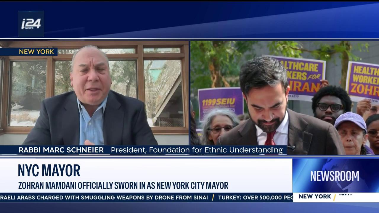 Video thumbnail for Zohran Mamdani officially sworn in as New York City Mayor