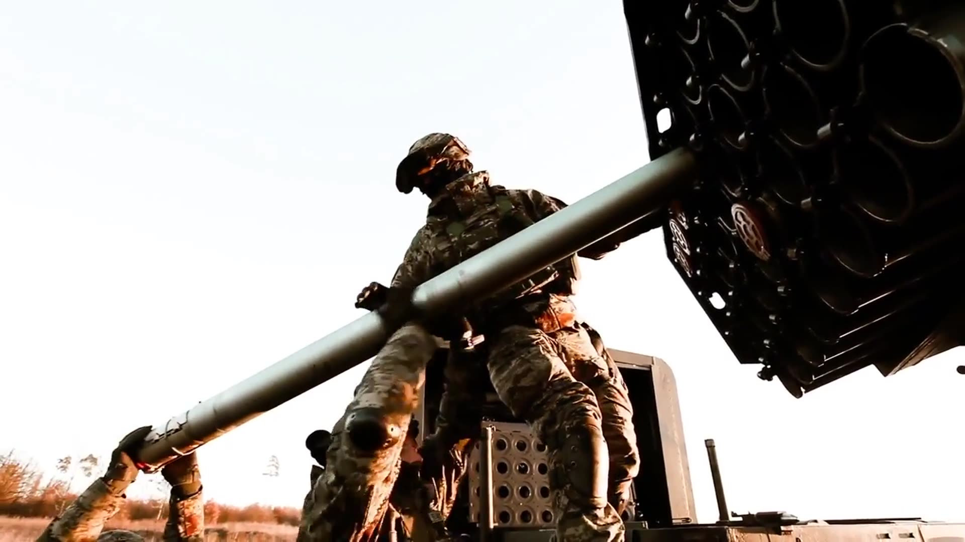 'Video thumbnail for Croatian Army Fires M-92 Vulkan MLRS • Hedgehogs'