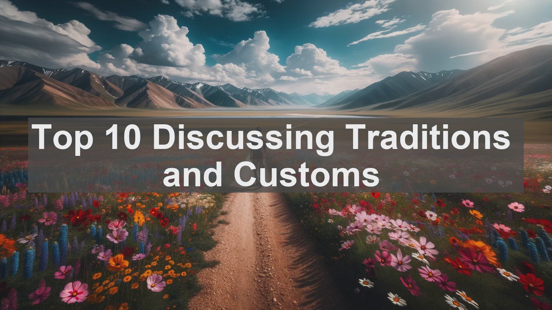 'Video thumbnail for Top 10 Discussing Traditions and Customs'