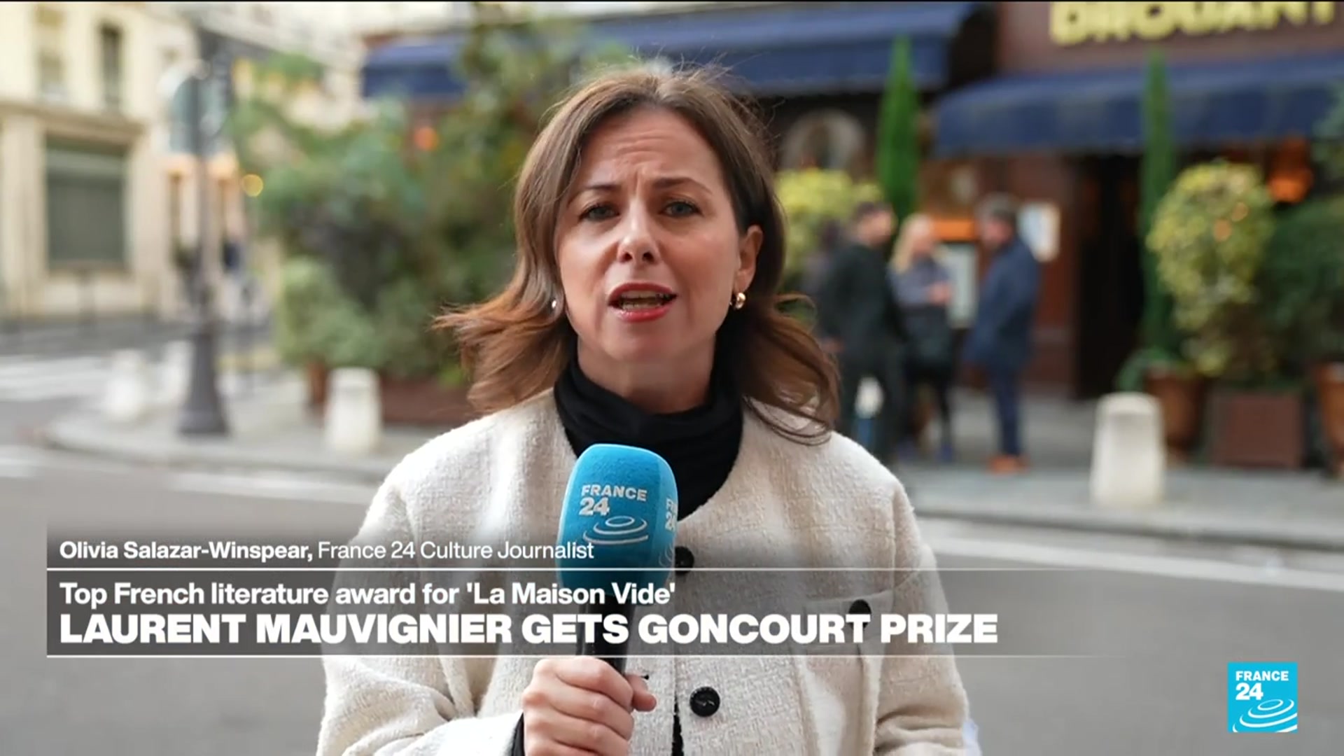 'Video thumbnail for France's Goncourt literary prize awarded to Laurent Mauvignier for family saga'