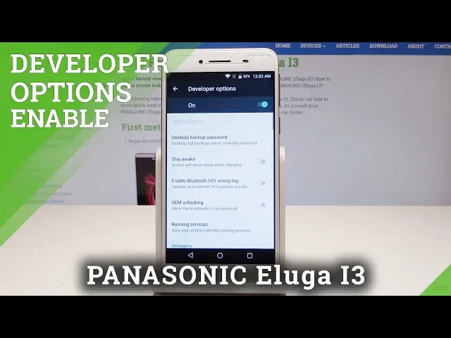 Video thumbnail for PANASONIC Eluga I3 DEVELOPER OPTIONS / Enable OEM Unlock