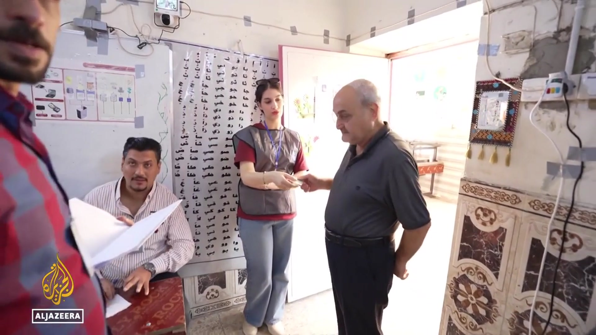 'Video thumbnail for Iraqis hold little hope for change as polls close in election'