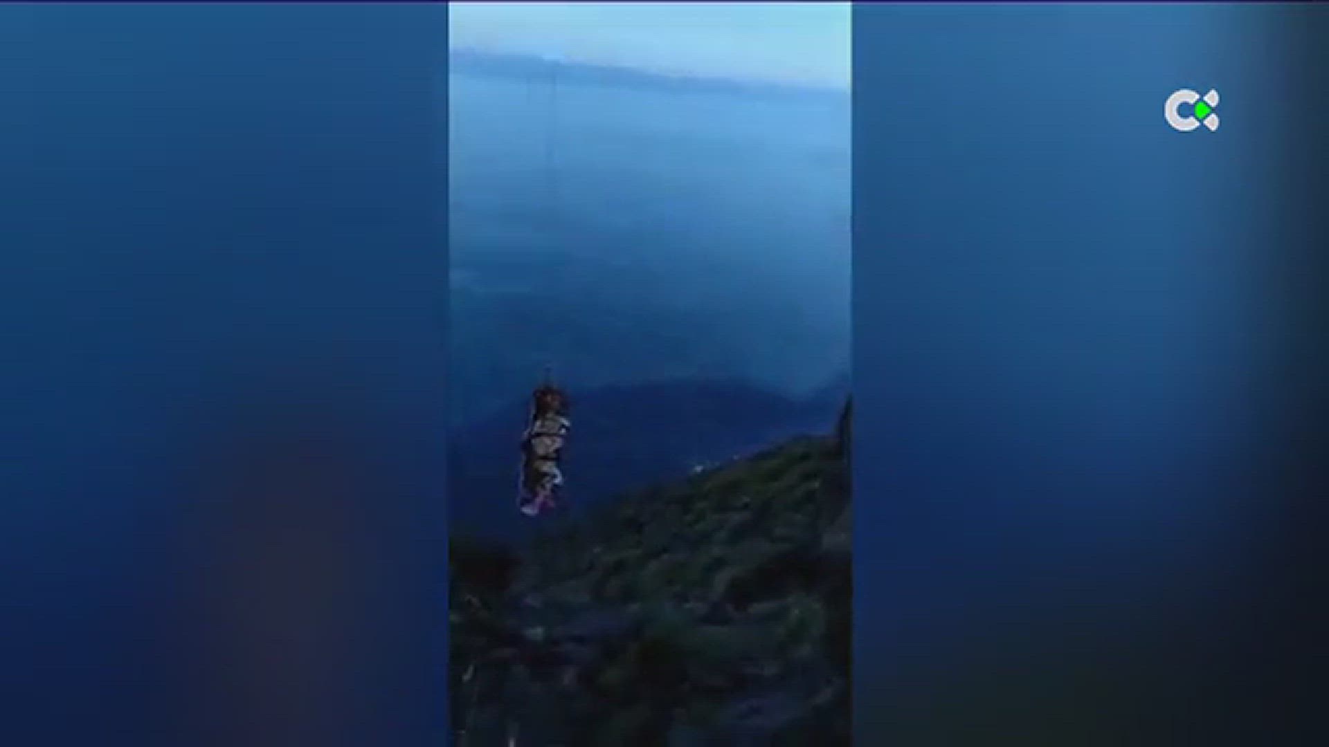 'Video thumbnail for 57-jährige Frau bei Wanderung in Agaete schwer verletzt'