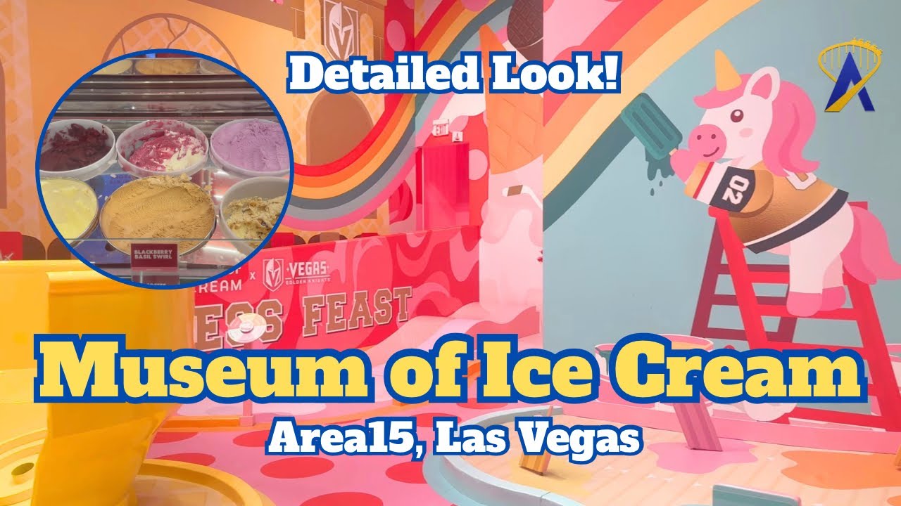 Video thumbnail for Detailed Look at Museum of Ice Cream at Area15, Las Vegas