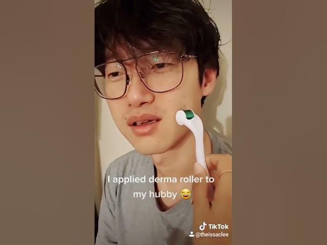 Video thumbnail for 남편에게 덜마롤러를 시도해보았다.