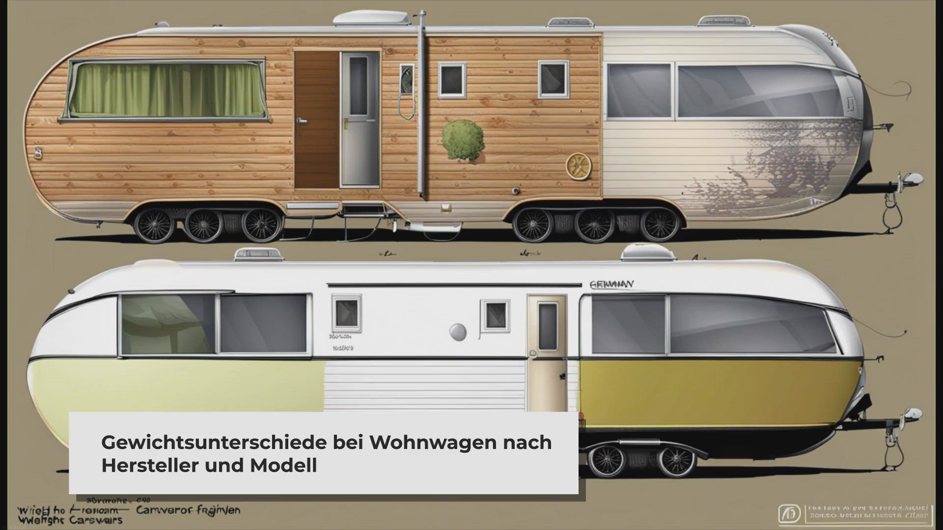 Video thumbnail for So viel wiegen Wohnwagen (verschiedene Modelle)