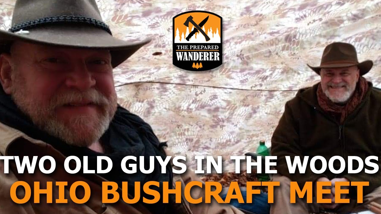 Video thumbnail for Two Old Guys in The Woods Ohio Bushcraft Meet 2020