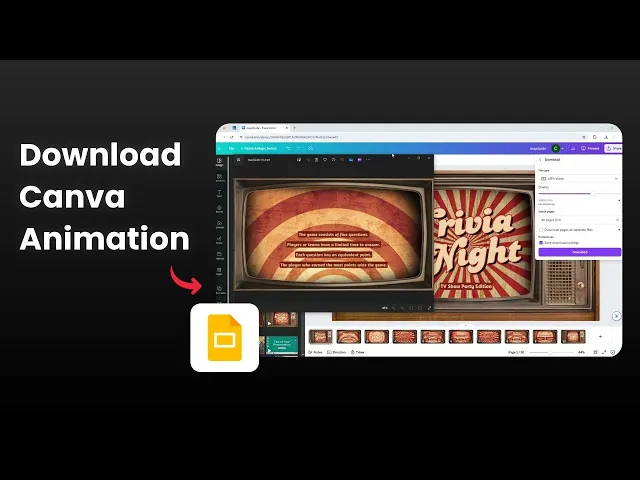 Video thumbnail for How to Download Canva Presentation with Animation