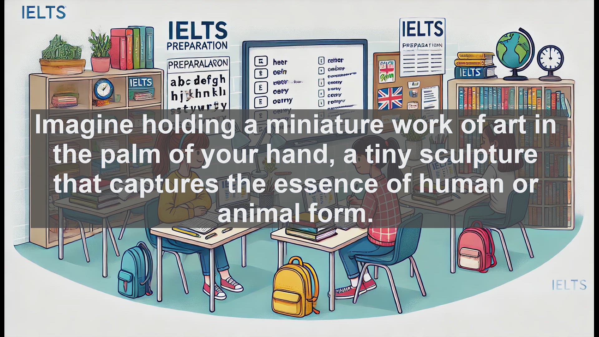 'Video thumbnail for 2000 Must Know IELTS 9.0 Vocabulary - Figurine: Small Sculptures with Big Impact in IELTS Vocabulary'