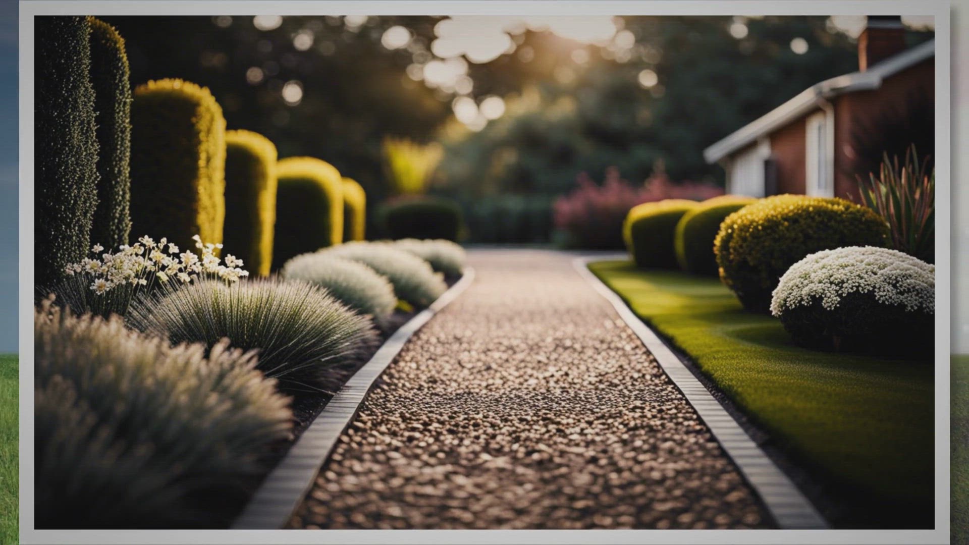 'Video thumbnail for Driveway Border Landscaping Ideas'