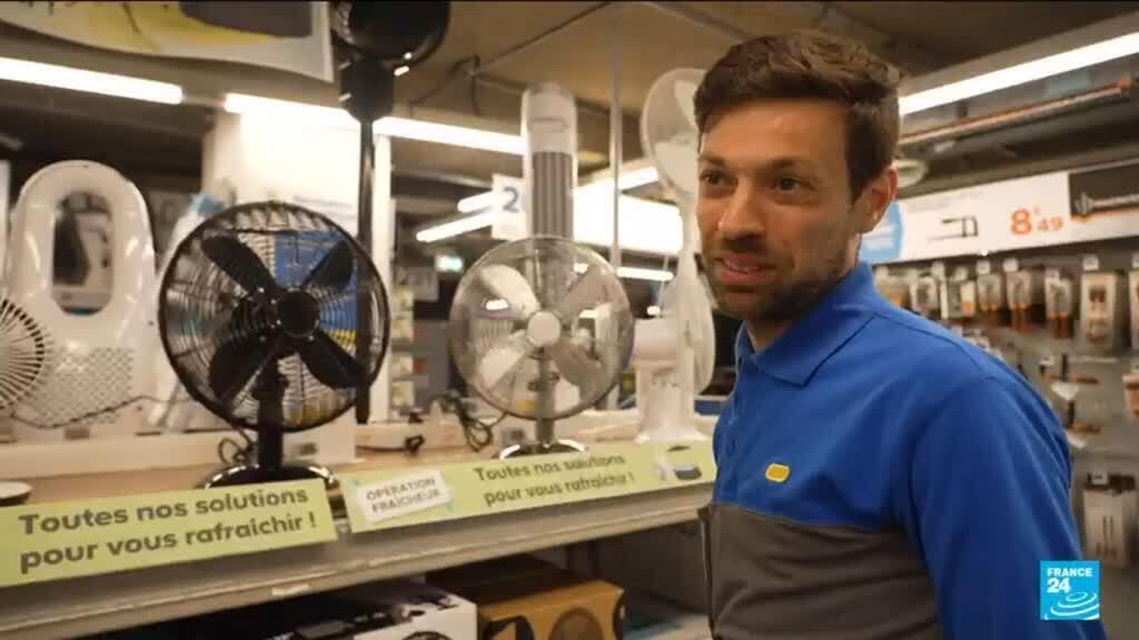 Video thumbnail for France: Air conditioning demand surges during early heatwave