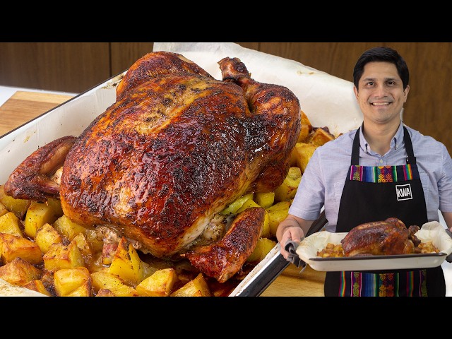 Video thumbnail for El secreto del POLLO ASADO perfecto ｜Piel crujiente + carne jugosa ｜KWA