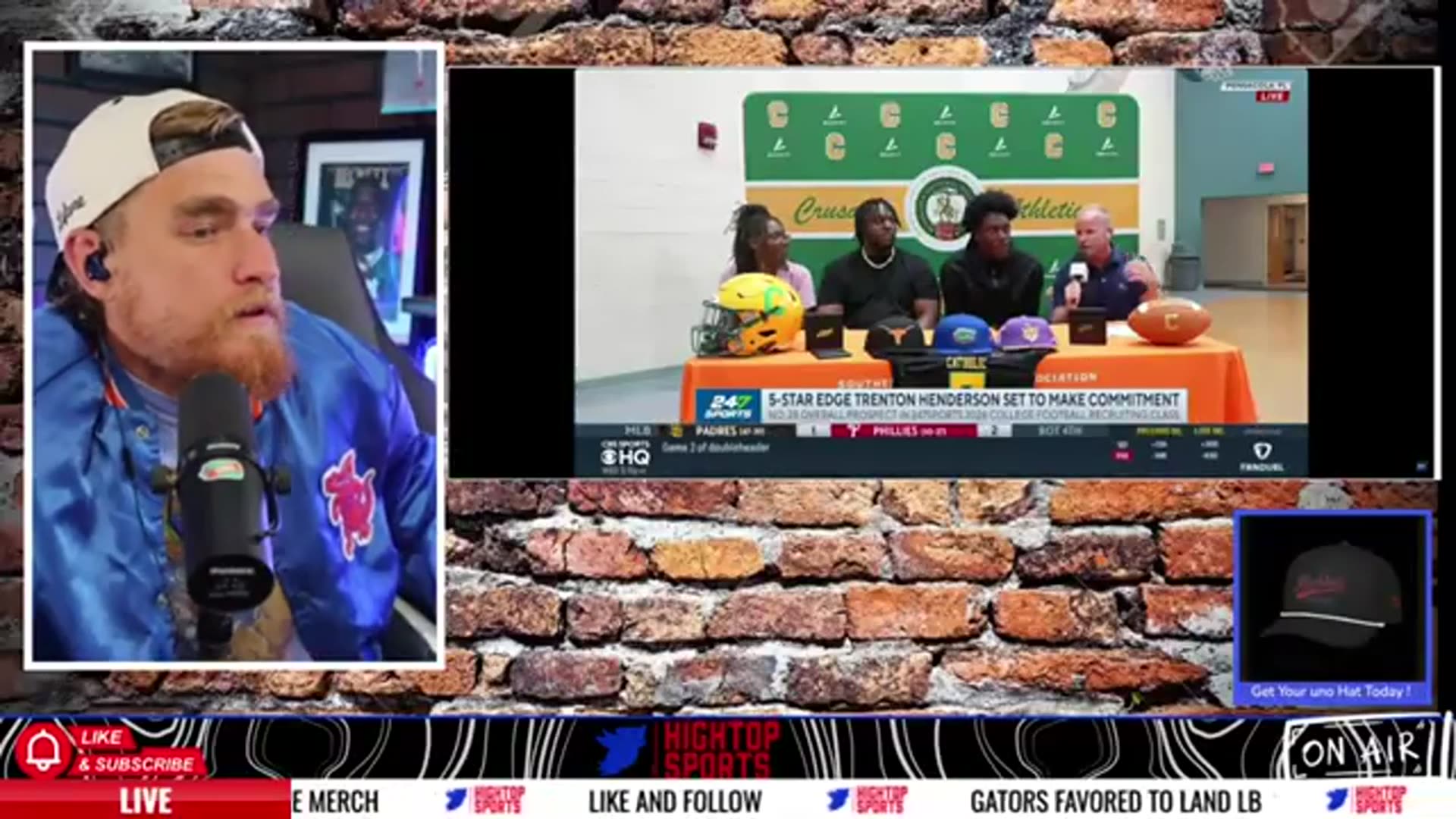 'Video thumbnail for trenton henderson commits to lsu - 5 star edge'