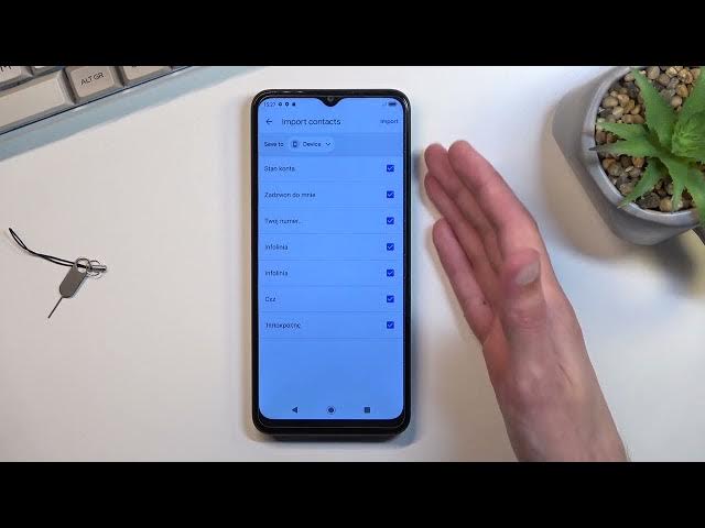 Video thumbnail for How to Import Contacts from a SIM Card to Phone Memory on the BLACKVIEW A70
