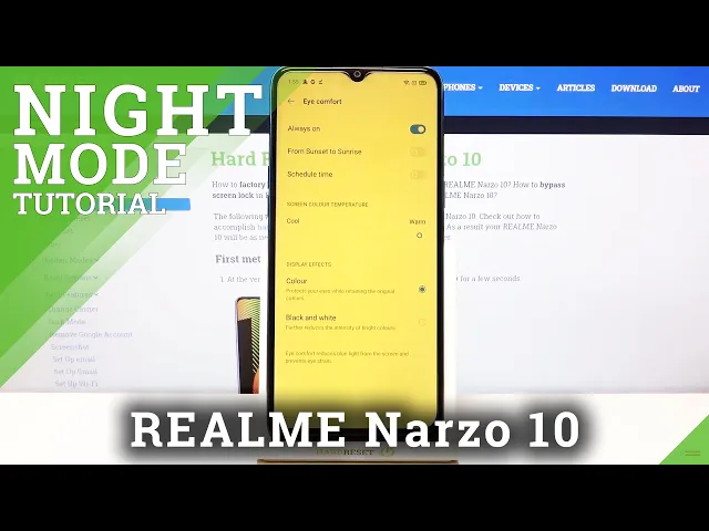 Video thumbnail for How to Turn On Eye Comfort Mode on REALME Narzo 10 – Eye Protection Option