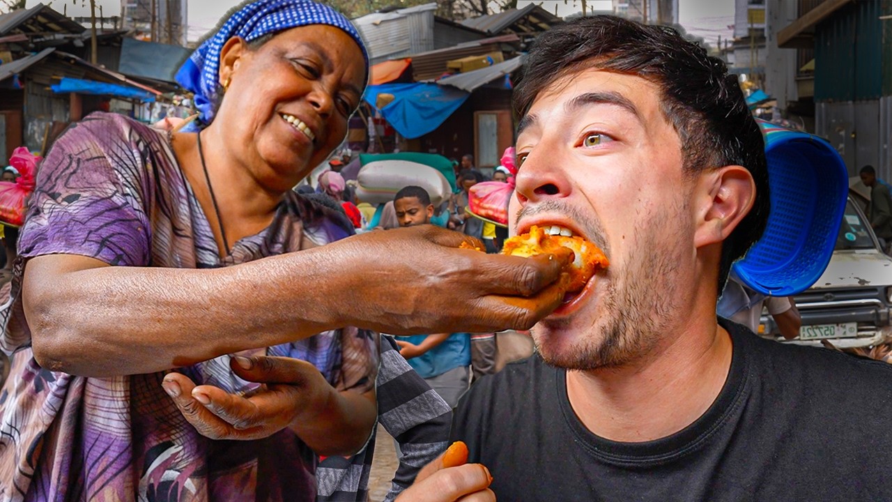 Video thumbnail for I Flew to Ethiopia for STREET FOOD 72 Hours in Addis Ababa!!