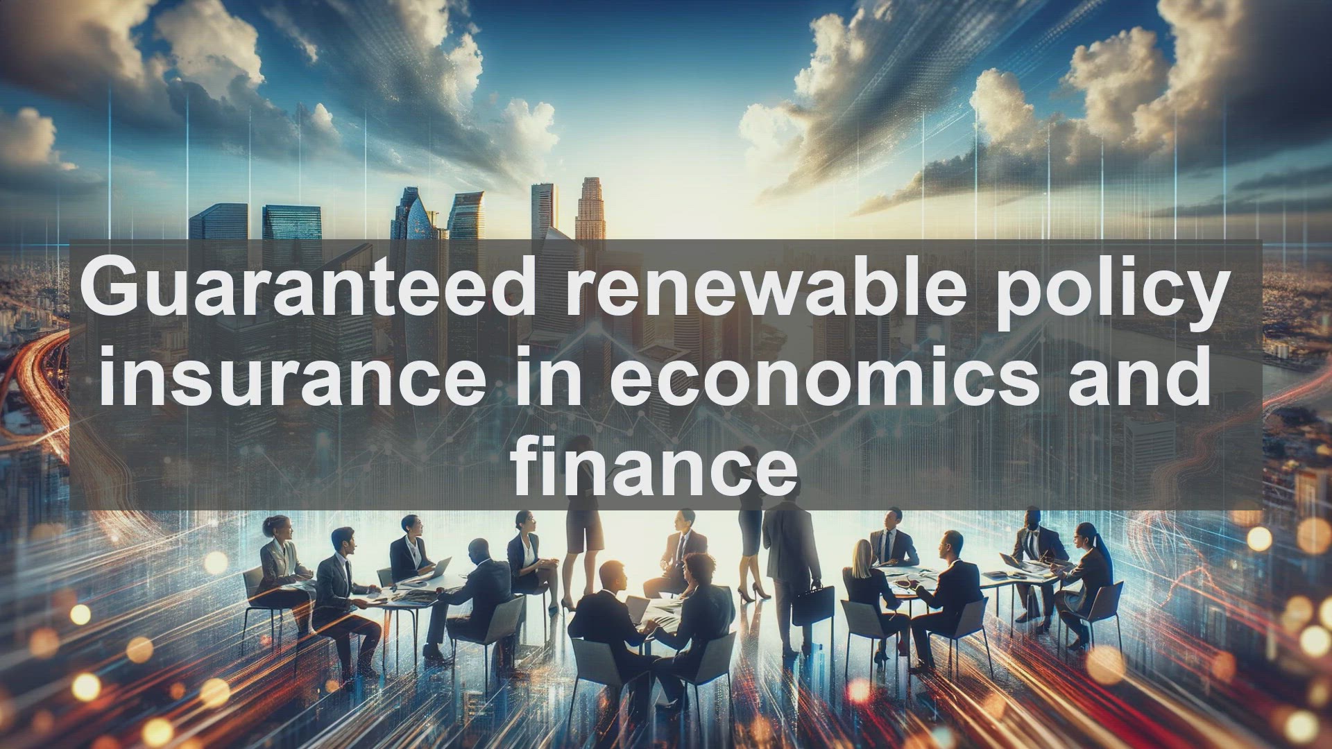 'Video thumbnail for Guaranteed renewable policy insurance in economics and finance'