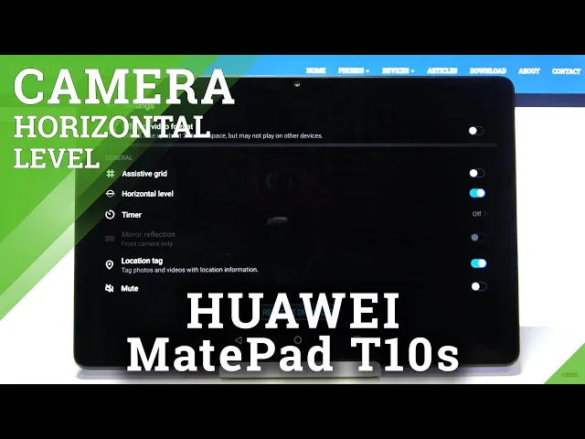 Video thumbnail for How to Activate Camera Leveler in HUAWEI MatePad T10s – Add Leveler Feature