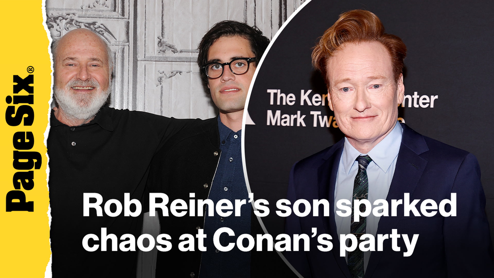 Video thumbnail for Rob Reiner's son Nick sparked chaos at Conan's party with strange questions and a Bill Hader blowup