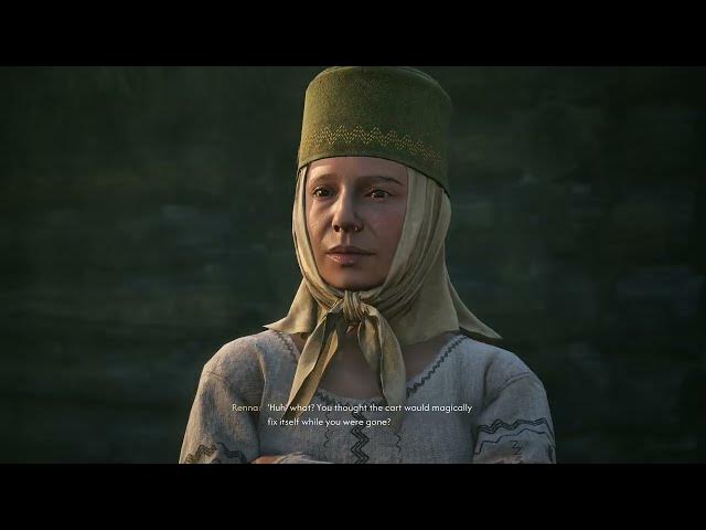 Video thumbnail for The Blood of Dawnwalker - The Firebrand: Go To The Mill: Talk with Renna About Mert | Dialogue Tree