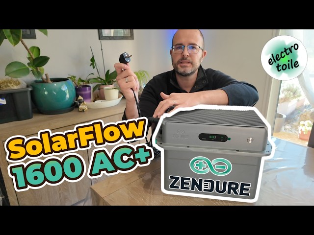 Video thumbnail for Test & installation complète SolarFlow 1600 AC+ Zendure avec mesures réelles sur batterie domestique