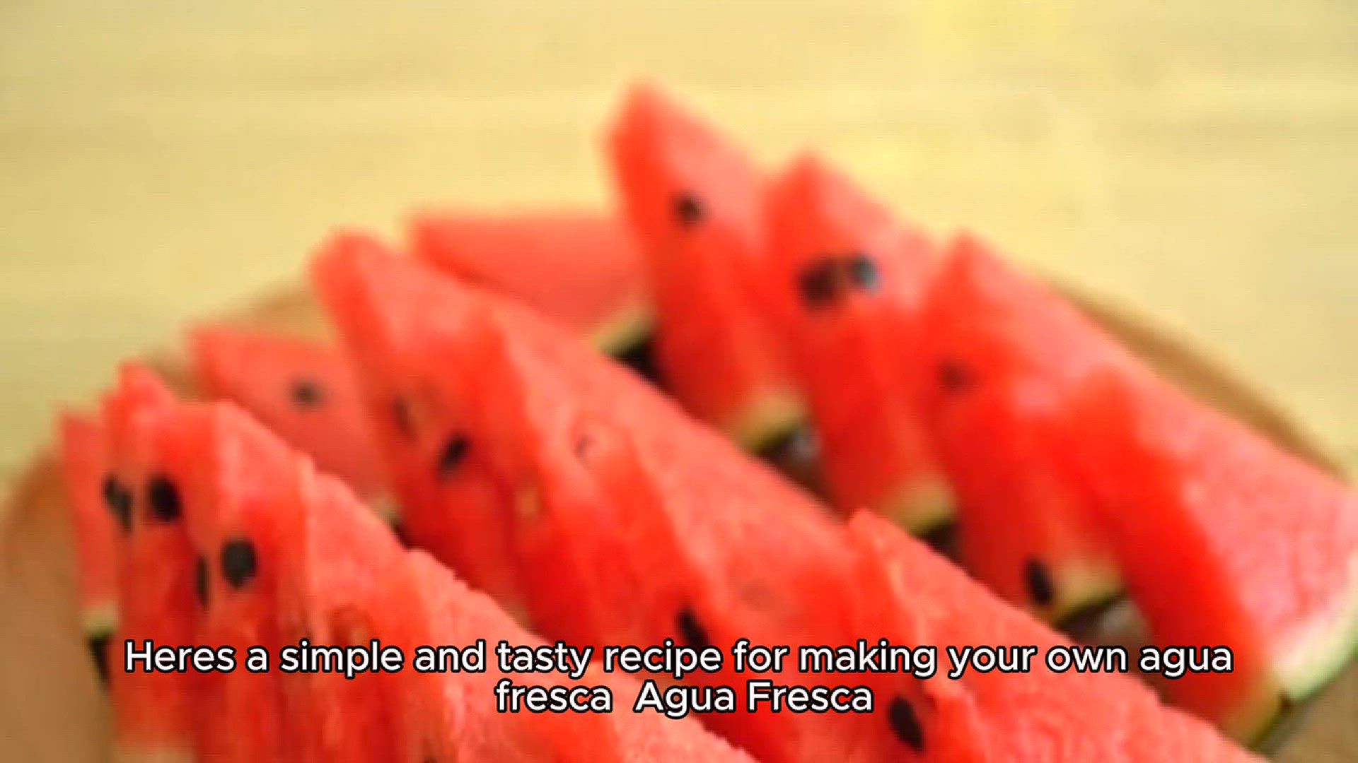 Video thumbnail for Agua fresca recipe