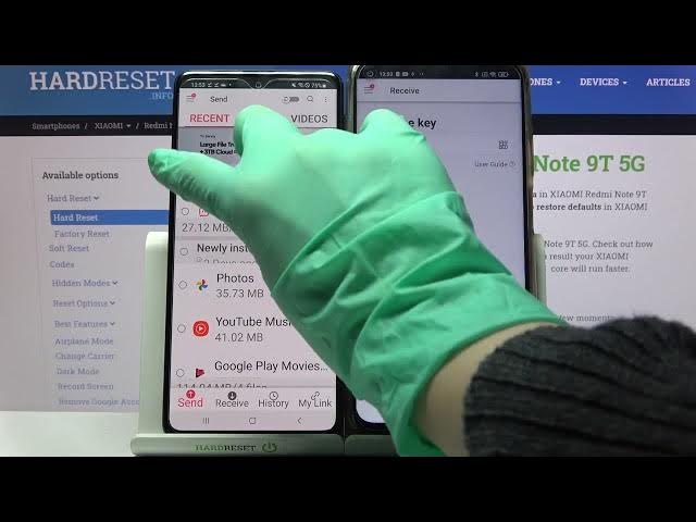 Video thumbnail for Transfer files from Samsung Device to Xiaomi Redmi Note 9T – Send Anywhere App