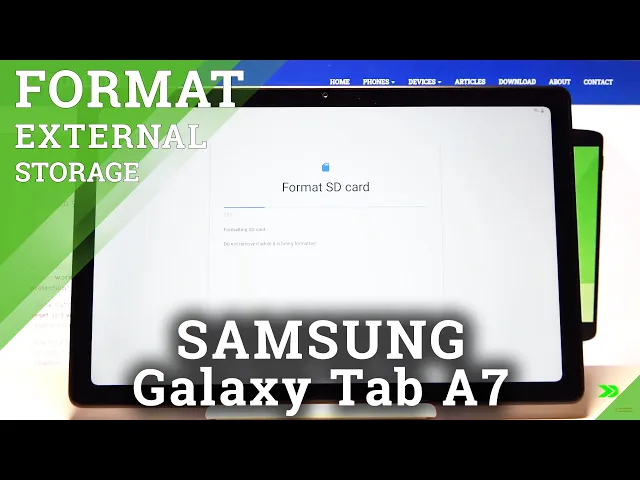 Video thumbnail for How to Erase External Memory in Samsung Galaxy Tab A7 - Format SD Card