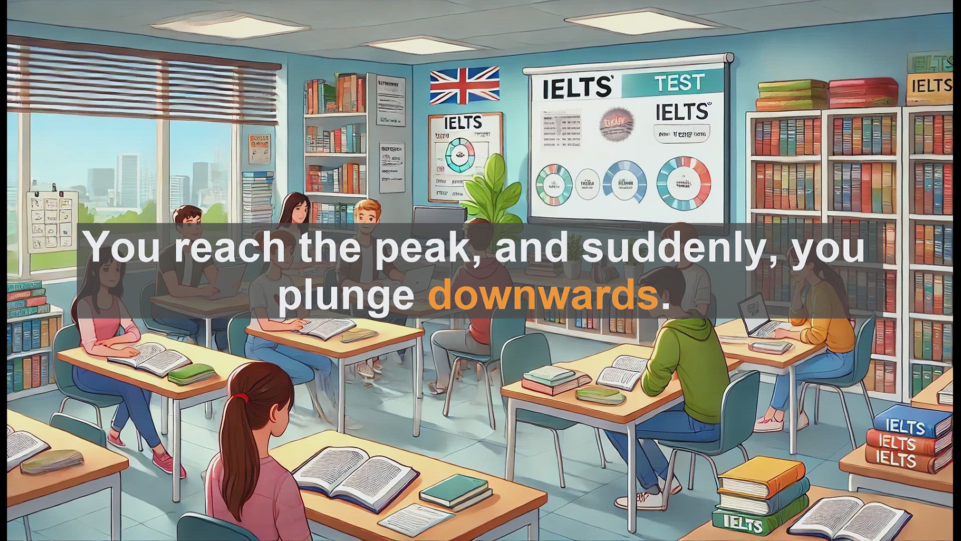 'Video thumbnail for 2500 Must Know IELTS 6.5 Vocabulary - Downwards: Mastering Direction in English'