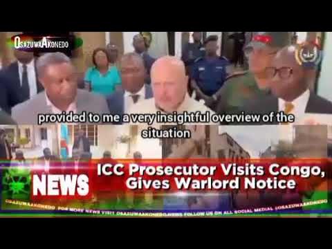 Video thumbnail for ICC Prosecutor Visits Congo, Gives Warlord Notice