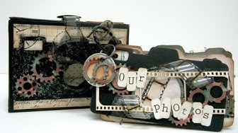 Video thumbnail for "Our Photos" mini album with a camera box tutorial