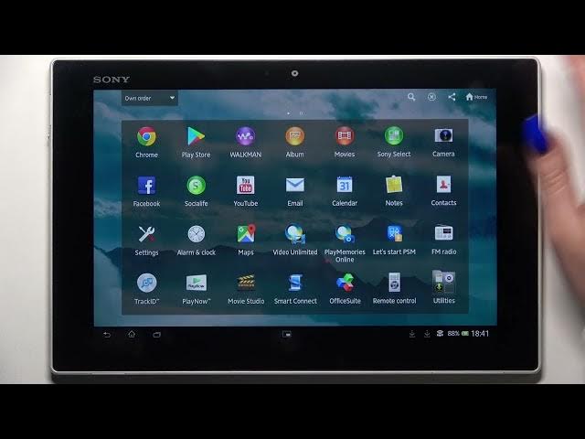 Video thumbnail for How to Turn On / Off the Location on Sony Xperia Tablet Z - Access To My Location