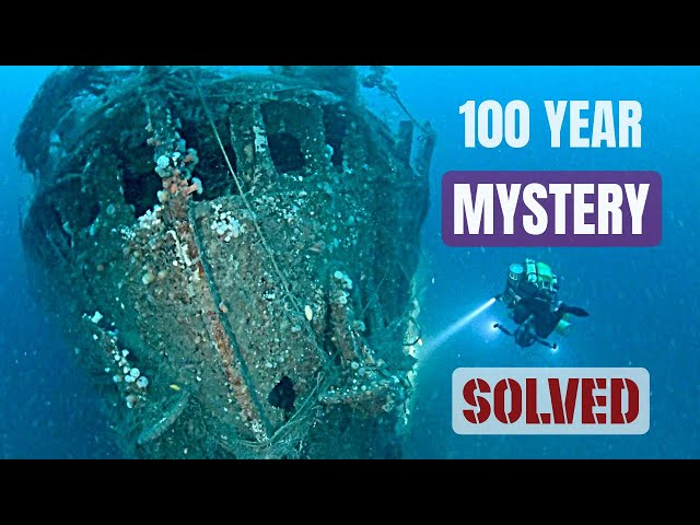 Video thumbnail for INCREDIBLE 100 Year Old Shipwreck Mystery SOLVED!