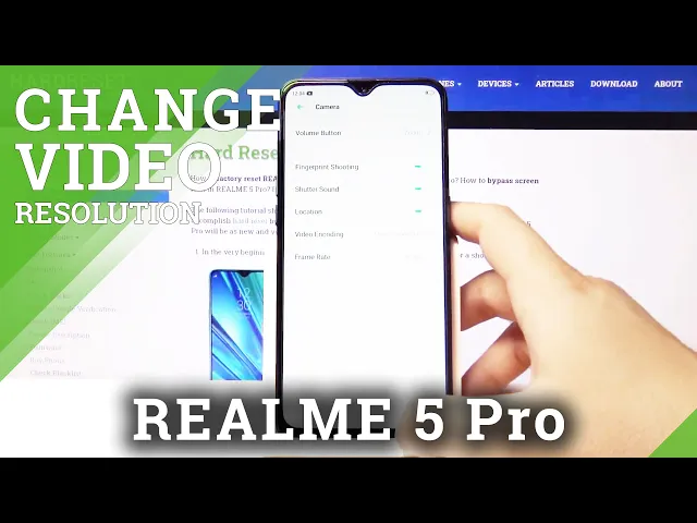Video thumbnail for How to Change Video Frame Rate in REALME 5 Pro