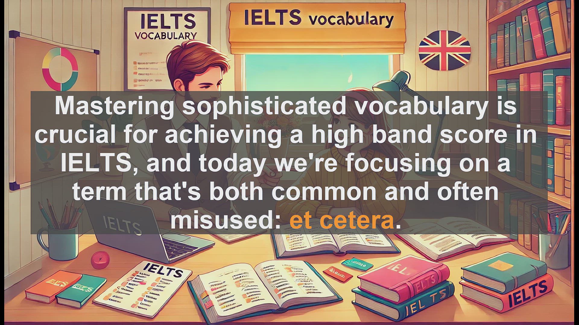 'Video thumbnail for 5000 Must Know IELTS 8.0 Vocabulary - How to Use 'Et Cetera' Correctly in IELTS'