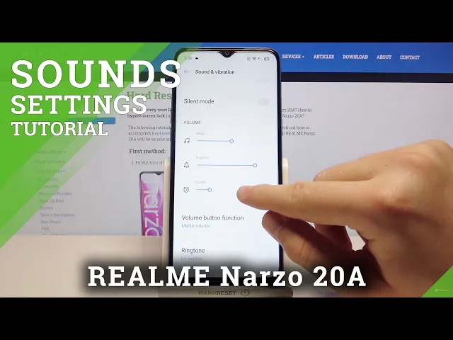 Video thumbnail for Open and Manage Sound Settings - REALME Narzo 20A
