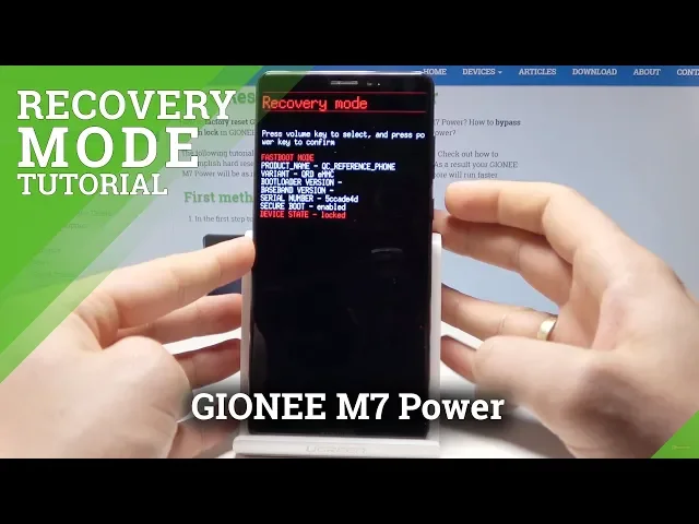Video thumbnail for How to Boot Recovery Mode on GIONEE M7 Power - Android Recovery System