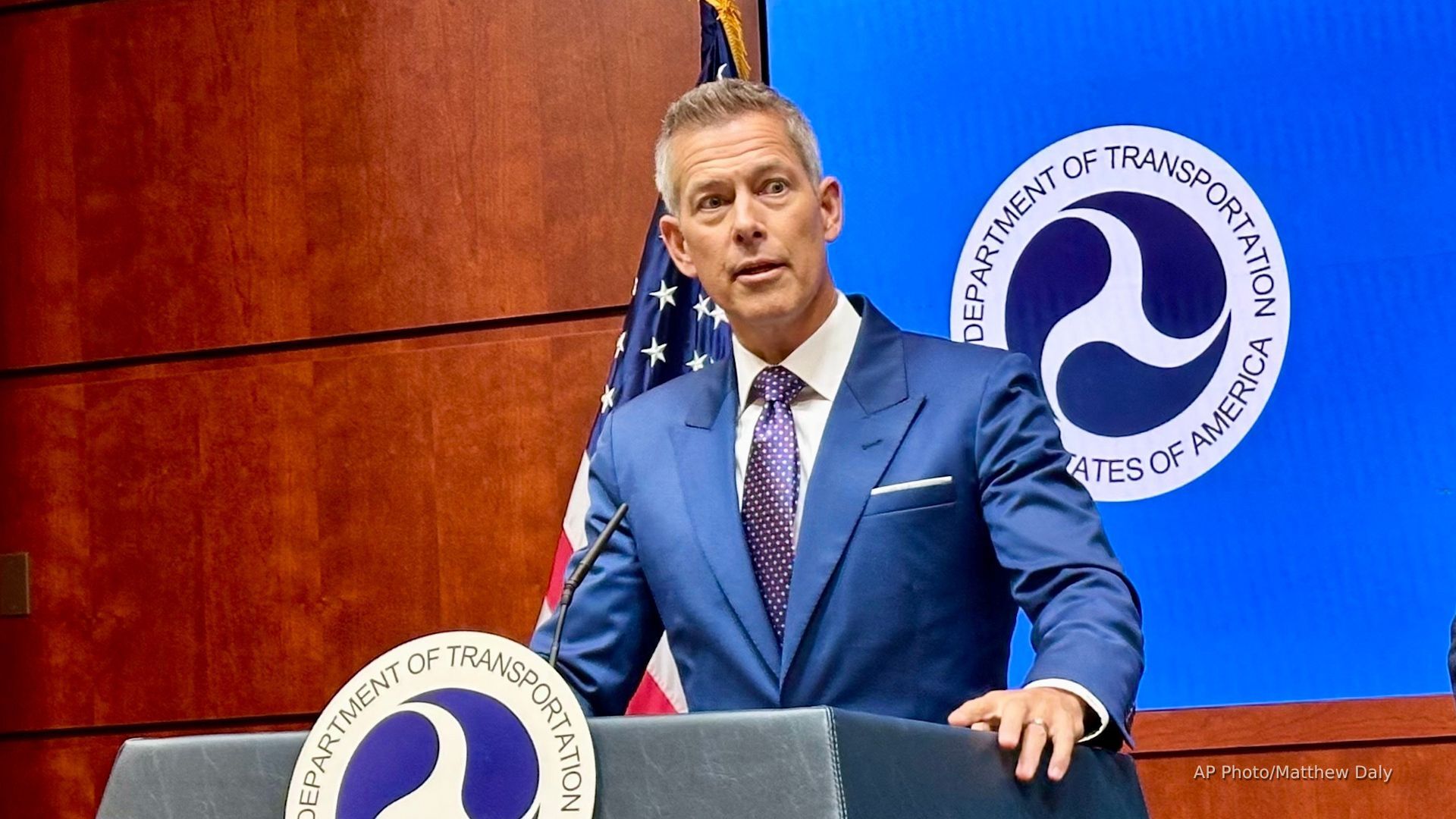 'Video thumbnail for Thanksgiving travel will be ‘reduced to a trickle,’ Sean Duffy warns'