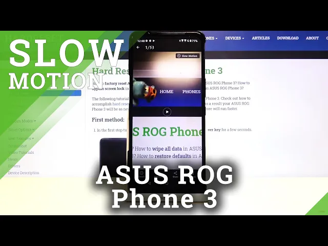 Video thumbnail for How to Record Slow Motion in ASUS ROG Phone 3 – Find Option to Slow Videos