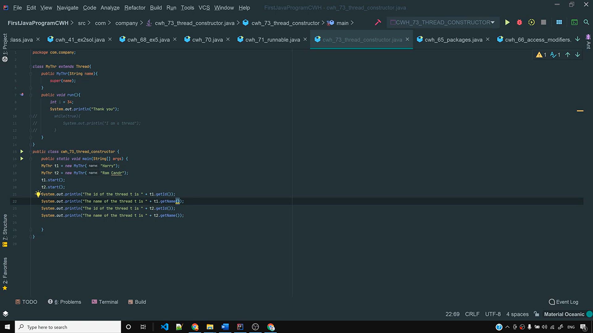 'Video thumbnail for Java Thread Priorities'
